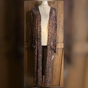 LULAROE • Sarah Maxi Cardigan XL (fits 14-18)